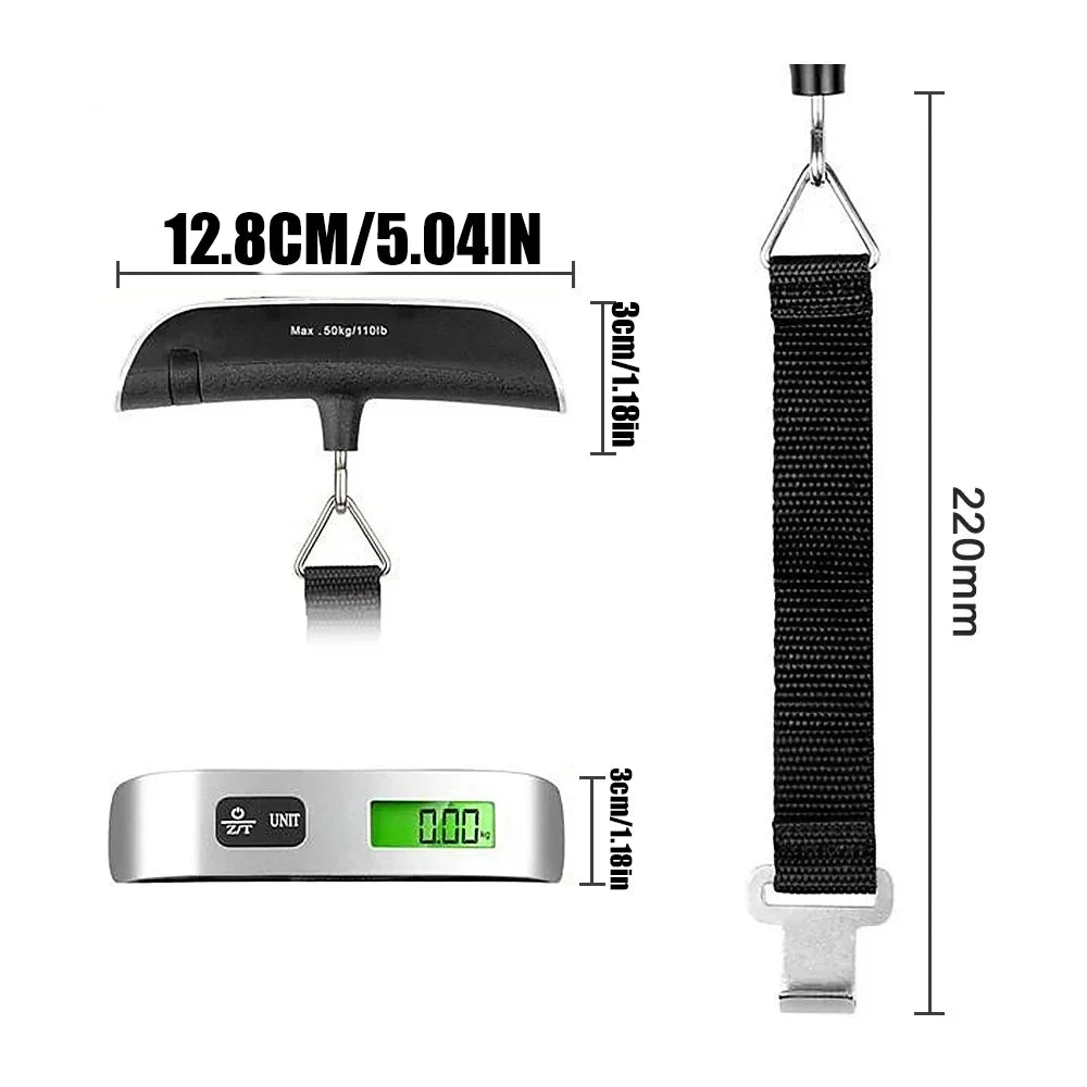 1PC Luggage Scale,Scales for Body Weight Portable LCD Digital Luggage Weight Scales Hanging Suitcase Baggage Electronic Weight