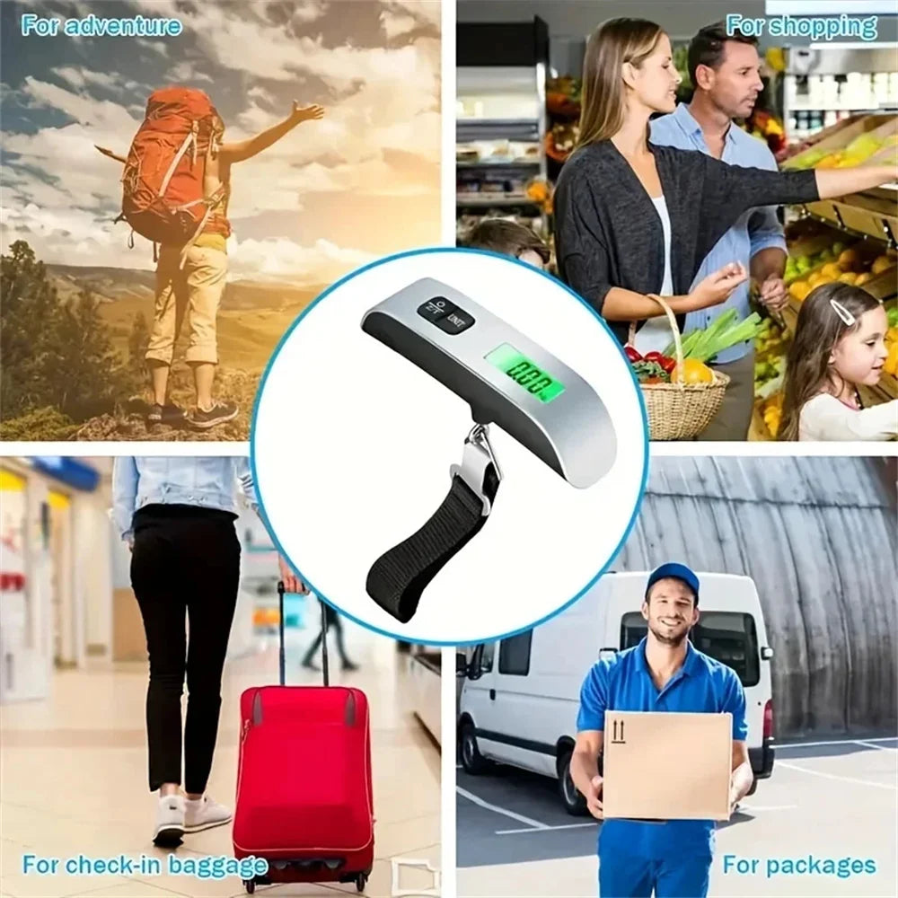 1PC Luggage Scale,Scales for Body Weight Portable LCD Digital Luggage Weight Scales Hanging Suitcase Baggage Electronic Weight